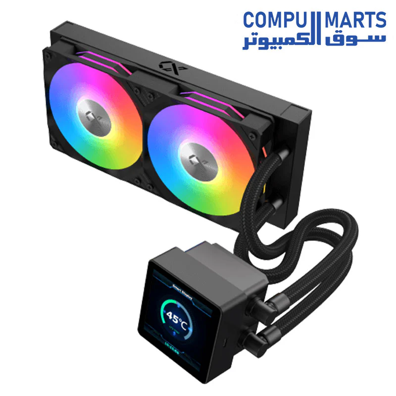 Xigmatek Connect 240 Argb 3.4 Smart LCD Aio Liquid Cpu Cooler - Image 3