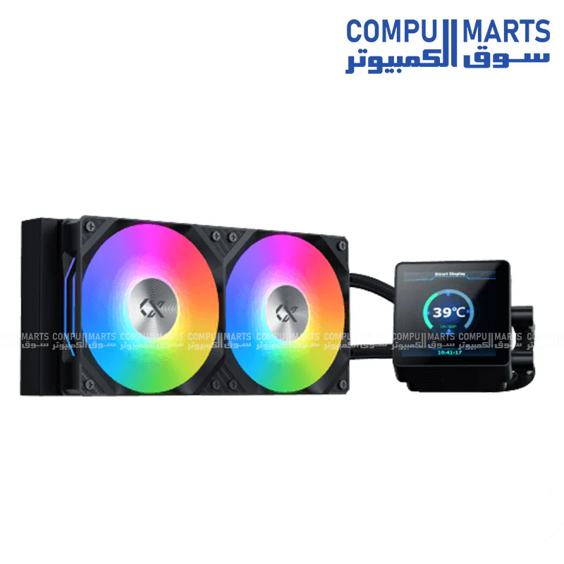 Xigmatek Connect 240 ARGB AIO Liquid CPU Cooler — 240mm Radiator, RGB Cooling - Image 2