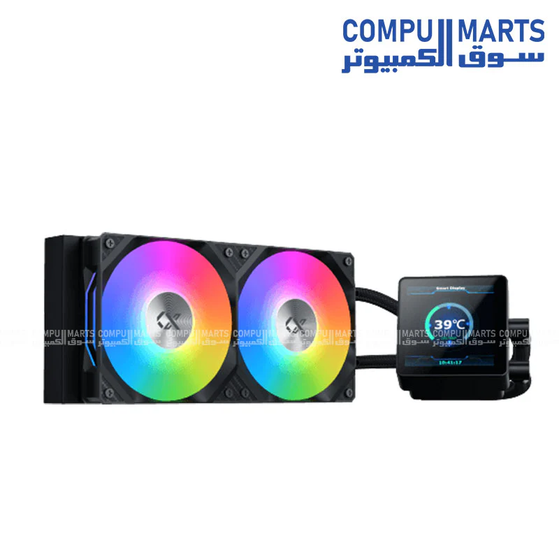 Xigmatek Connect 240 ARGB AIO Liquid CPU Cooler — 240mm Radiator, RGB Cooling - Image 3