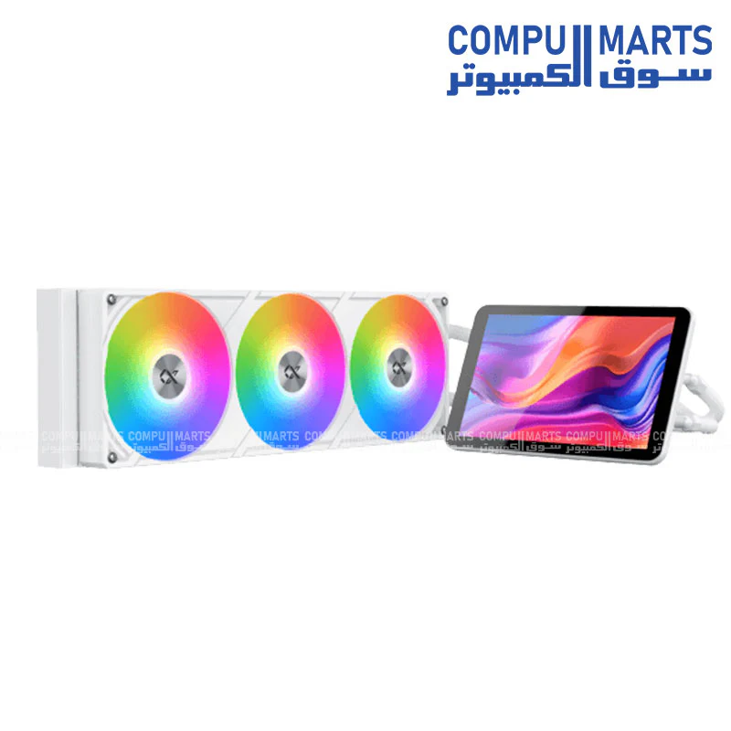 Xigmatek Connect Pro 360 – Smart 7" LCD ARGB Liquid Cooler (360mm AIO) - Image 3