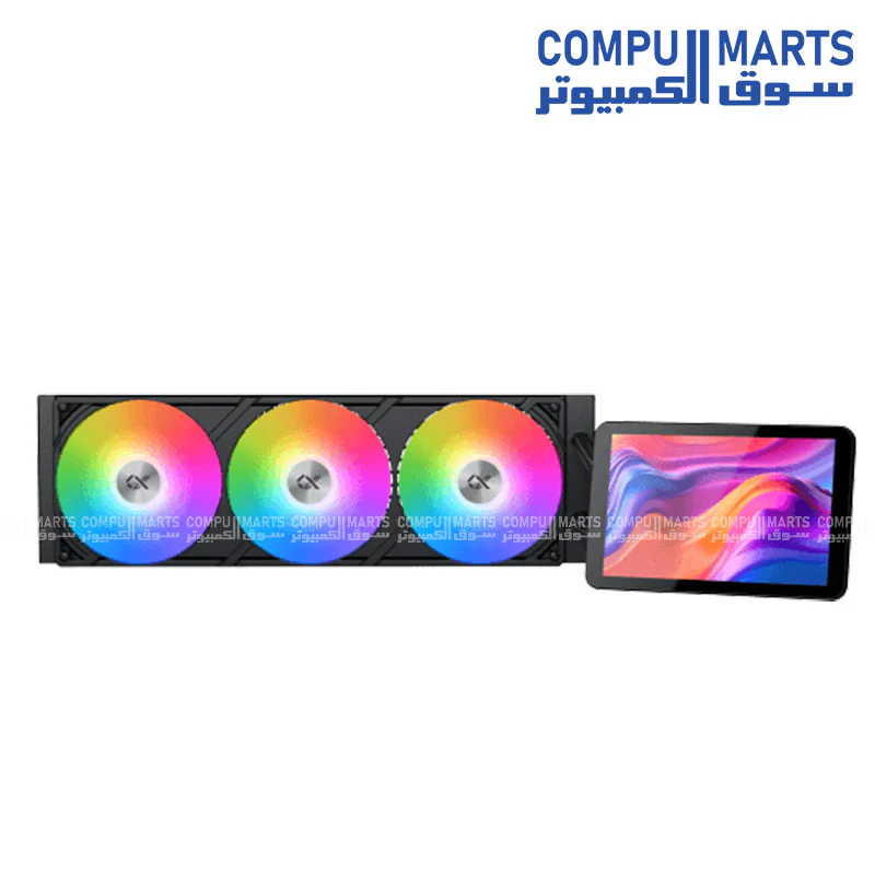 Xigmatek Connect Pro 360 – Smart 7" LCD ARGB Liquid Cooler (360mm AIO) - Image 4