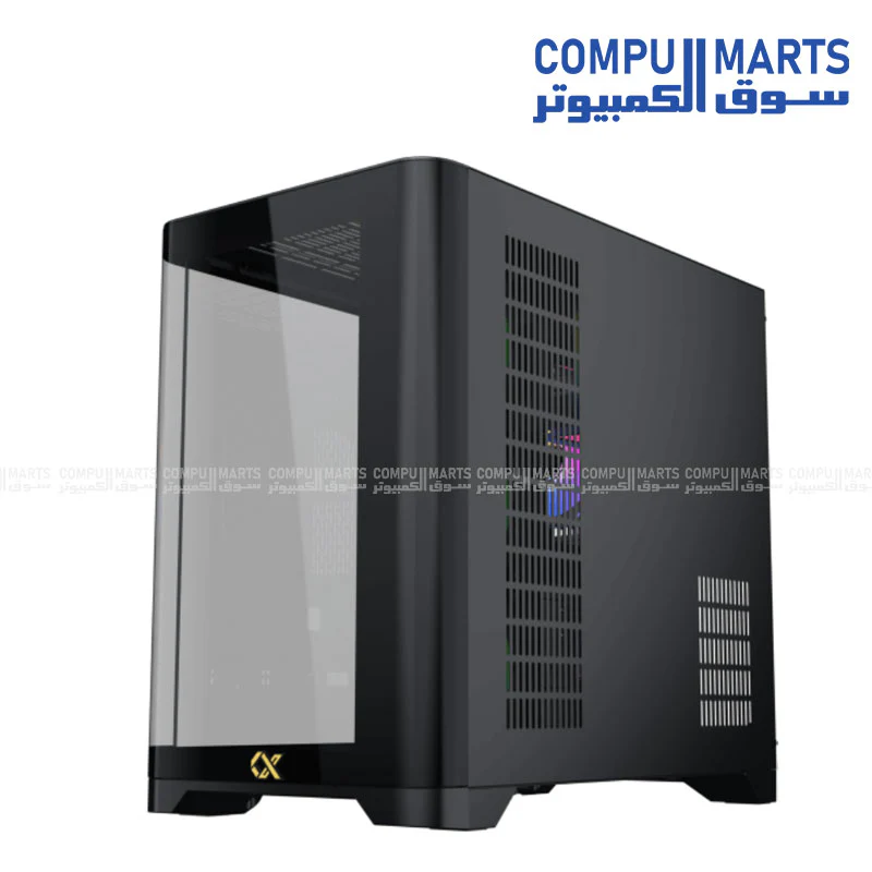 Xigmatek Crystal Storm 4 fan PWM Argb Curved TG Mid Tower Case - Image 4