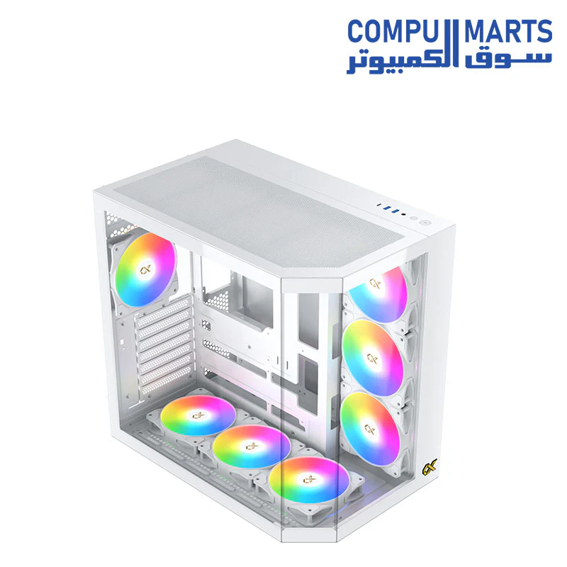 Xigmatek CUBI II Arctic Argb, Mid Tower Case - Image 2