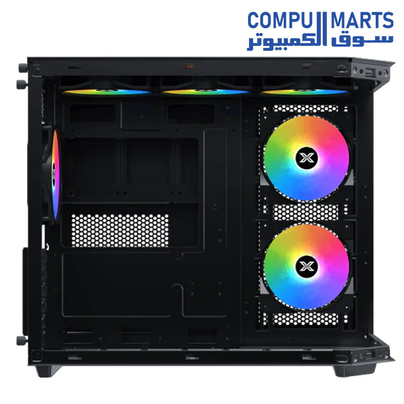 Cubi M 3Fan Z20A ARGB + X-Power 600W 80+ White Mid Tower Case - Image 5