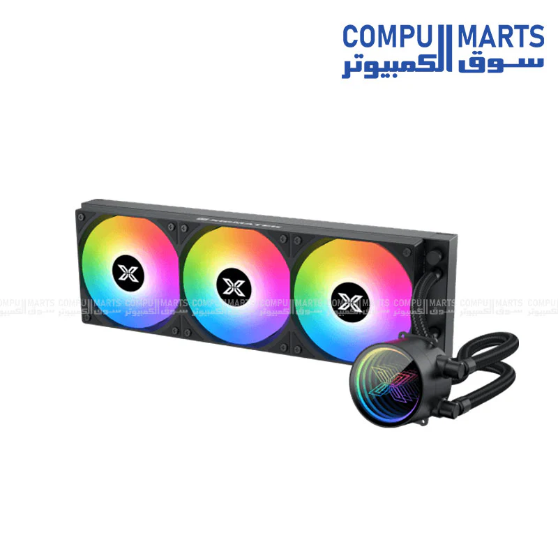 xigmatek FENIX II 360 ARGB Liquid CPU Cooler – 360mm AIO, Intel & AMD Support (Black / Arctic White) - Image 4