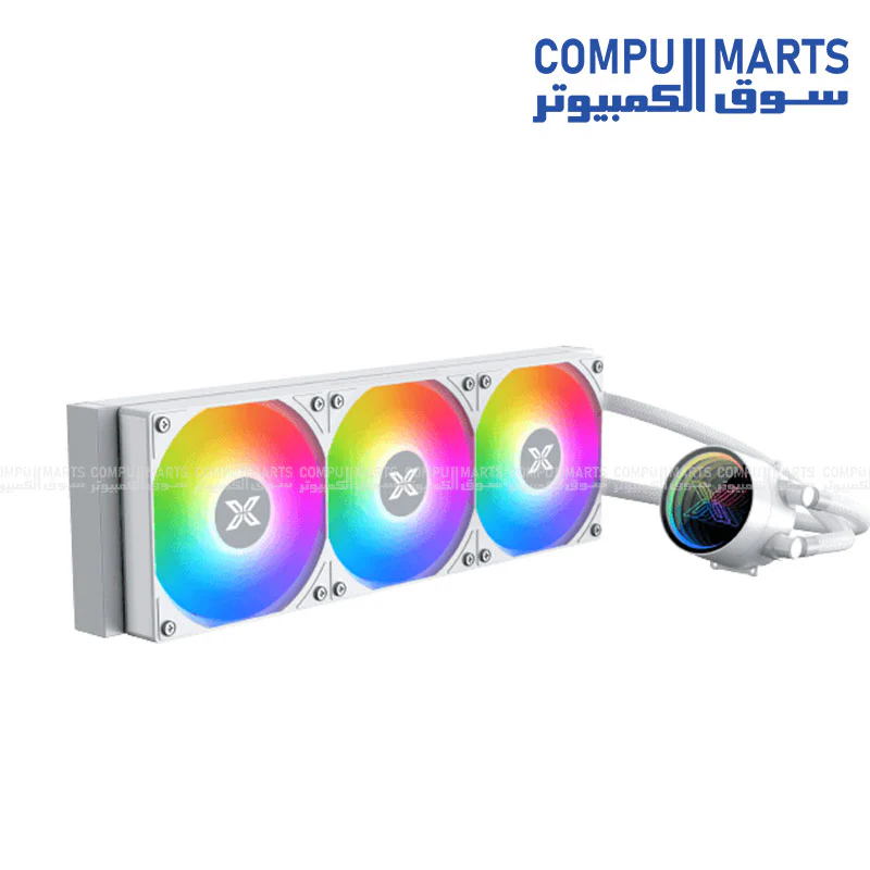 xigmatek FENIX II 360 ARGB Liquid CPU Cooler – 360mm AIO, Intel & AMD Support (Black / Arctic White) - Image 5