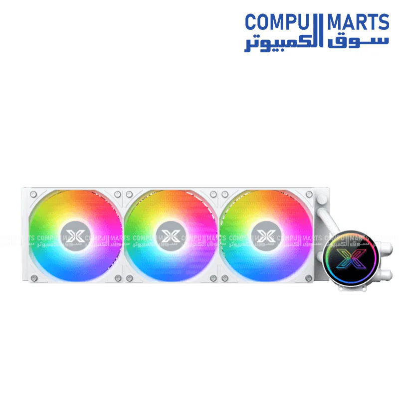 xigmatek FENIX II 360 ARGB Liquid CPU Cooler – 360mm AIO, Intel & AMD Support (Black / Arctic White) - Image 6