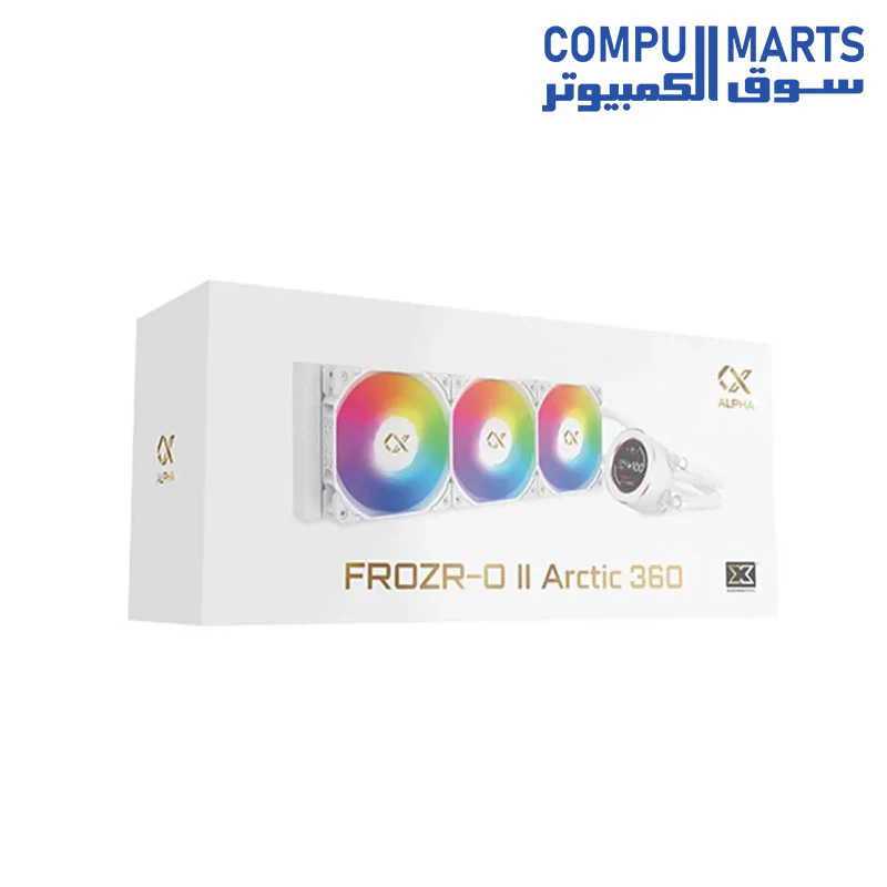 Xigmatek FROZR-O II 360 LCD ARGB CPU Liquid Cooler – 360mm Radiator – Intel & AMD Support - Image 7