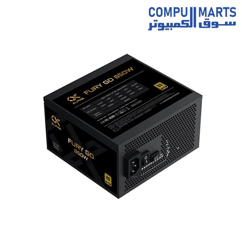 Xigmatek Fury GD 850W 80+ Gold ATX 3.1 PCI-E 5.0 Full Modular PCI-E 5.0 Power Supply - Image 3