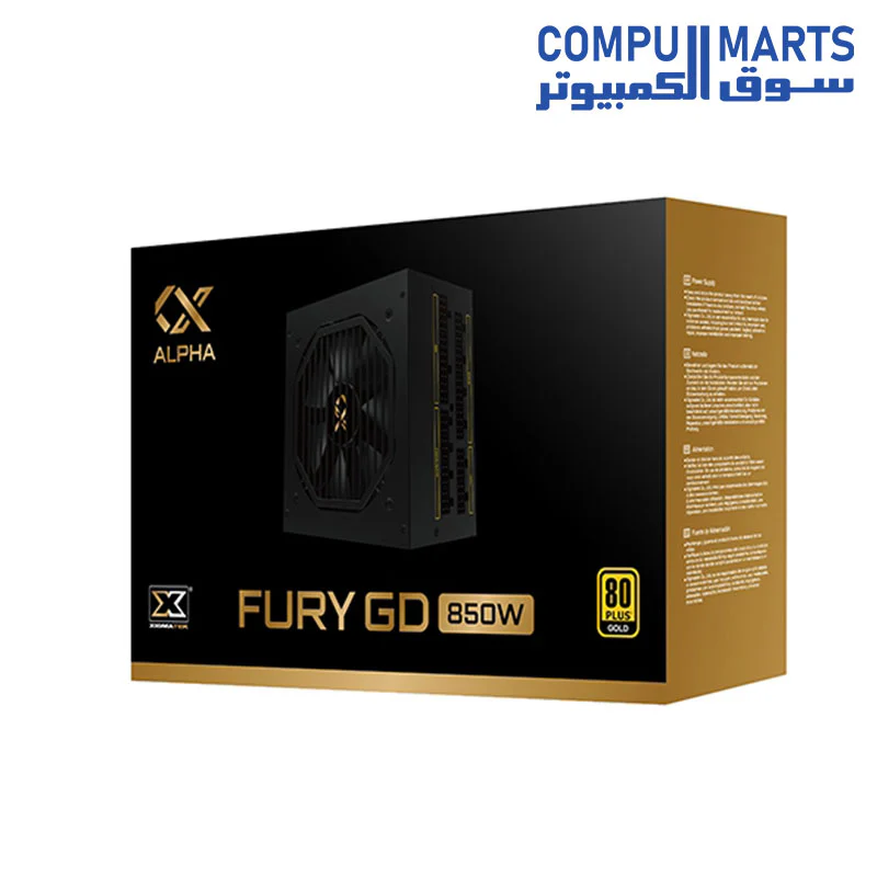 Xigmatek Fury GD 850W 80+ Gold ATX 3.1 PCI-E 5.0 Full Modular PCI-E 5.0 Power Supply - Image 4