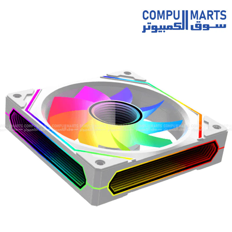XIGMATEK INFINITY PRO 3 REVERSE – 120mm ARGB Fan, 1200 RPM, <19.8 dBA, 40.6 CFM Airflow, Reverse Blade, Hydro Bearing, Infinity Ring Design - Image 9