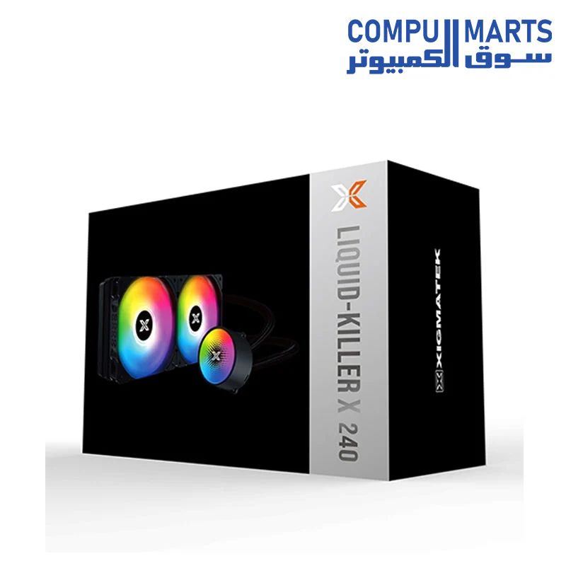 XIGMATEK Liquid Killer X 240 ARGB AIO Liquid Cooler - Image 2