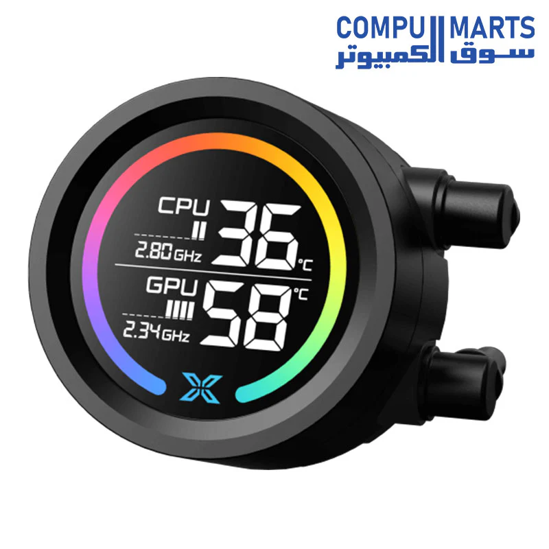Xigmatek LK 240 Digital Argb Aio Digital Segment LCD Liquid Cpu Cooler - Image 4