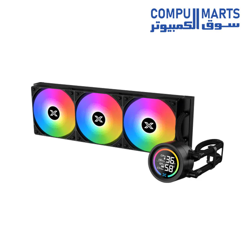 Xigmatek LK 360 Digital Argb Aio Digital Segment LCD Liquid Cpu Cooler - Image 2