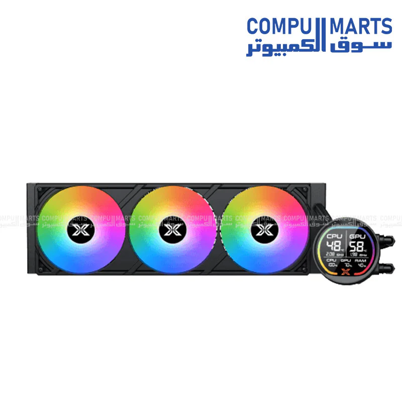 Xigmatek LK Pro 360 Digital AIO Liquid CPU Cooler with LCD & ARGB - Image 3