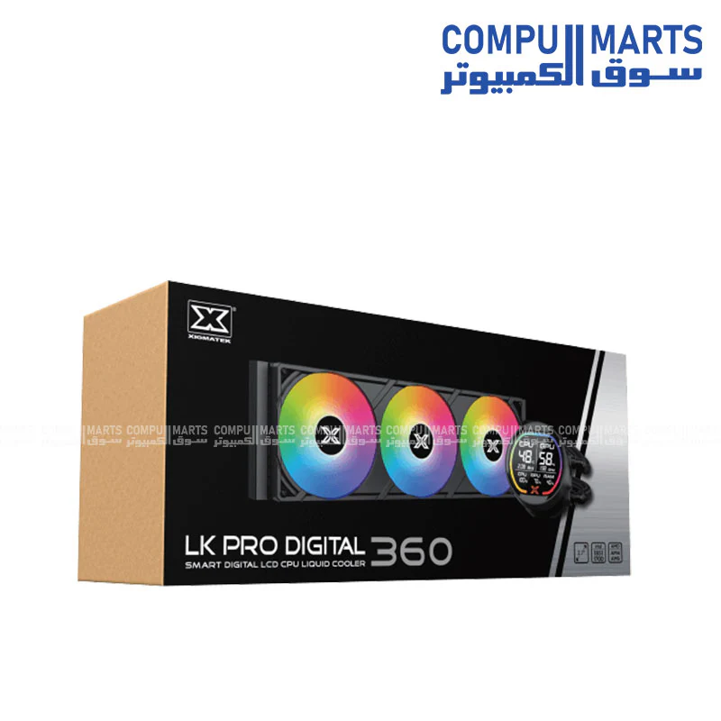 Xigmatek LK Pro 360 Digital AIO Liquid CPU Cooler with LCD & ARGB - Image 6