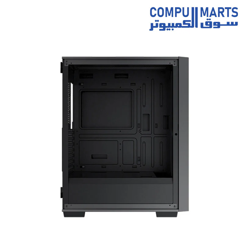 Xigmatek LUX G Shadow Left Side Tempered Glass Panel Mid Tower Case with 4 Fans ARGB- Black - Image 3