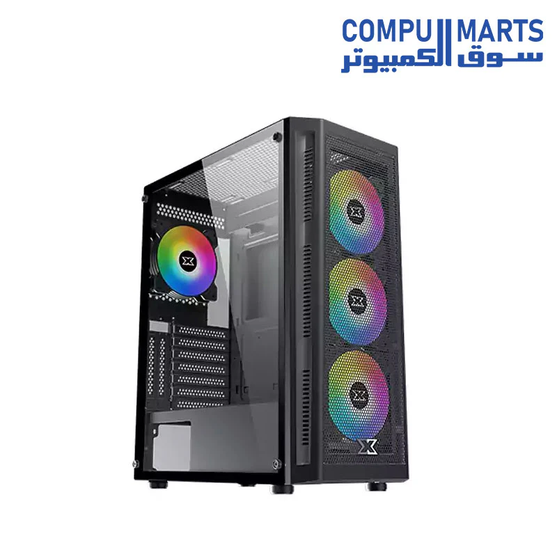 XIGMATEK Master X Gaming MID-TOWER CASE ARGB 4 Fans 600W 80 plus Psu - Image 2