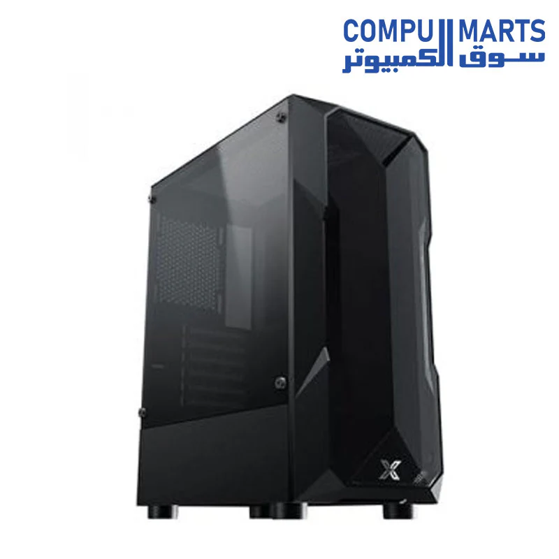 XIGMATEK MOON KNIGHT 4 FAN ARGB H-POWER 500W MID TOWER CASE - Image 5