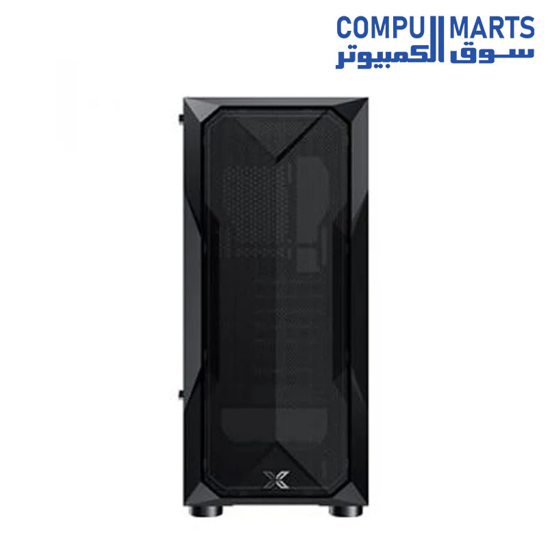 XIGMATEK MOON KNIGHT 4 FAN ARGB H-POWER 500W MID TOWER CASE - Image 6