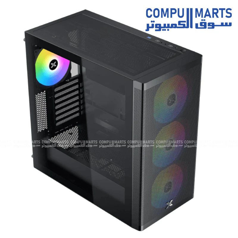 Xigmatek Osiris 140mm ARGB BTF Super Tower Case (EGYPT Version) + PSU - Image 2