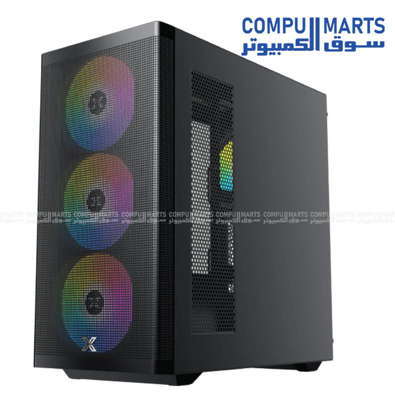 Xigmatek Osiris 140mm ARGB BTF Super Tower Case (EGYPT Version) + PSU - Image 4