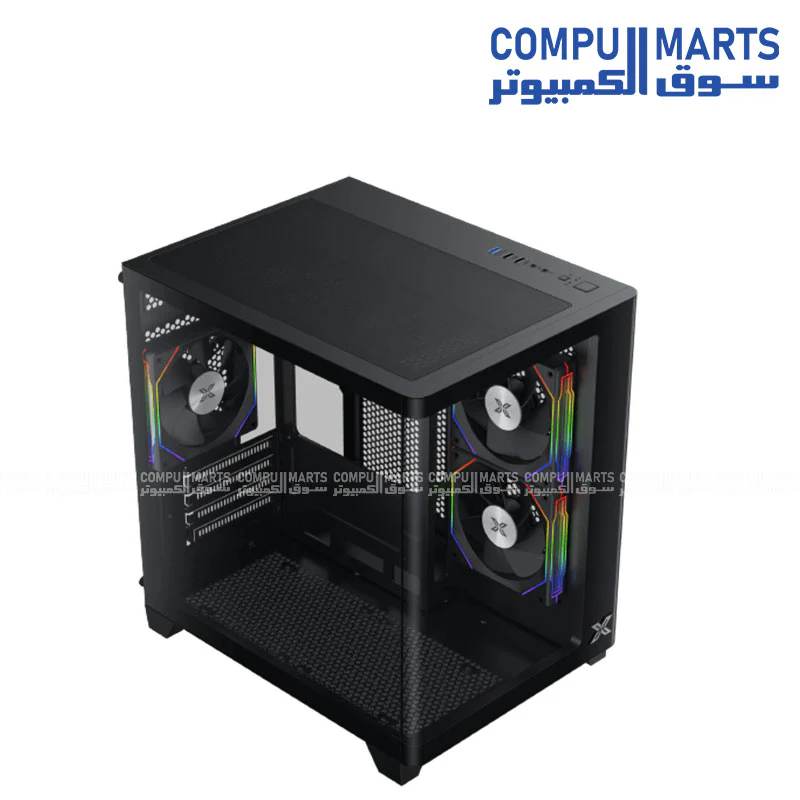 Xigmatek Pano M Nano Micro-ATX Case – Compact Design, 240mm Radiator Support, Clear Airflow - Image 2