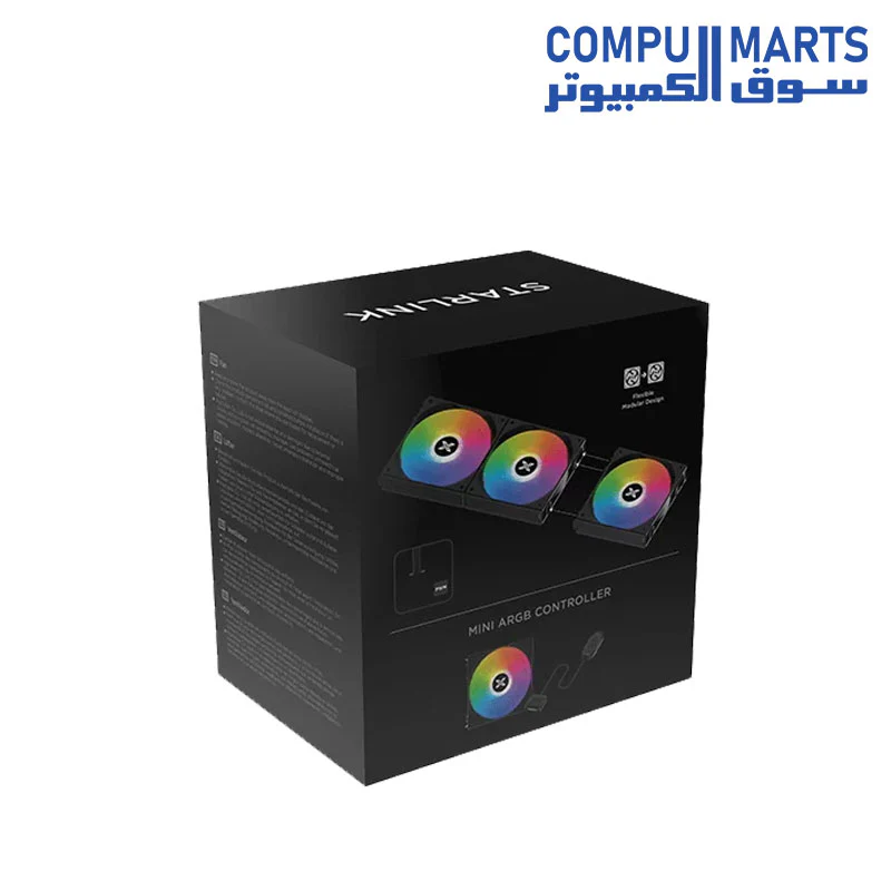 XIGMATEK STARLINK ARGB 3 Fans with Controller Fan - Image 3