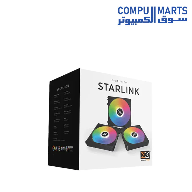 XIGMATEK STARLINK ARGB 3 Fans with Controller Fan - Image 8