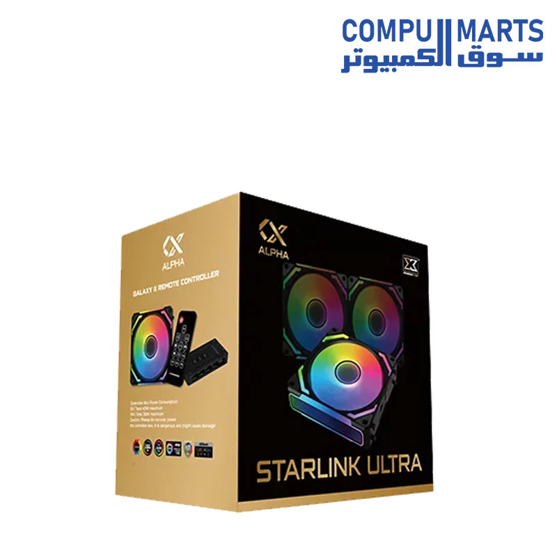 XIGMATEK STARLINK ULTRA ARGB 3 Fans with Controller Fan - Image 5