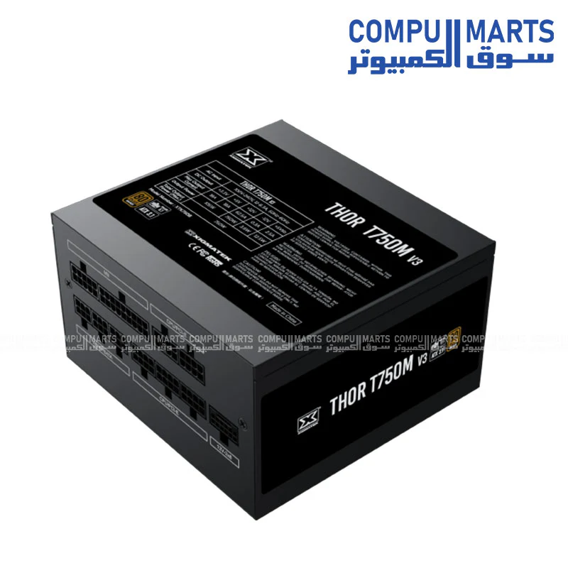 Xigmatek Thor T750M V3 750W 80+ Bronze ATX 3.1 PCI-E 5.0  Full Modular Power Supply - Image 3