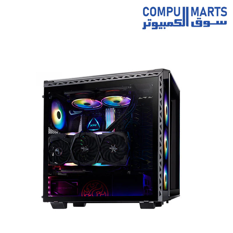 XPG BATTLECRUISER ARGB- BLACK Super Mid-Tower Gaming Chassis - Image 3