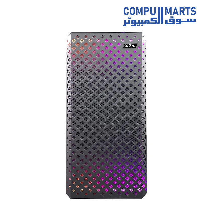 XPG Defender Pro Mid-Tower ATX MESH Front Panel RGB Effect Efficient Airflow Tempered Glass PC Case - Image 3