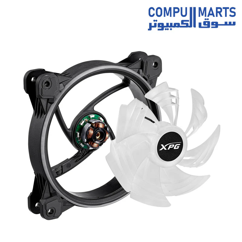 XPG Hurricane 120mm ARGB Dual Ring PWM Case Fan - Image 8