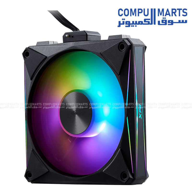 XPG Hurricane Mag 120 ARGB PWM Magnetic Fan – 120mm, Dual Rotation, Rifle Bearing - Image 3