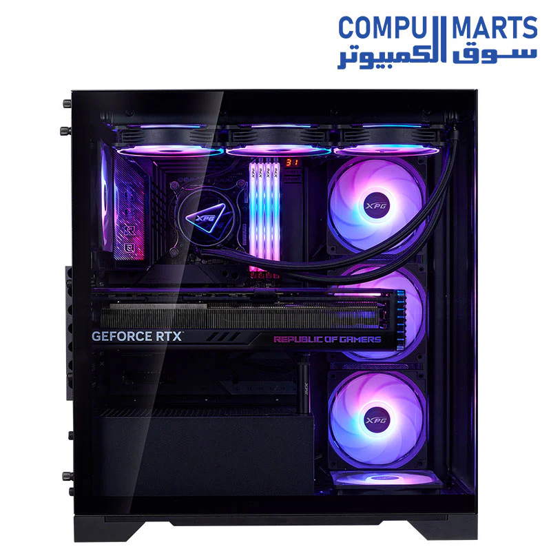 XPG Invader X BTF Mid-Tower Brushed Aluminum PC Case - Image 12