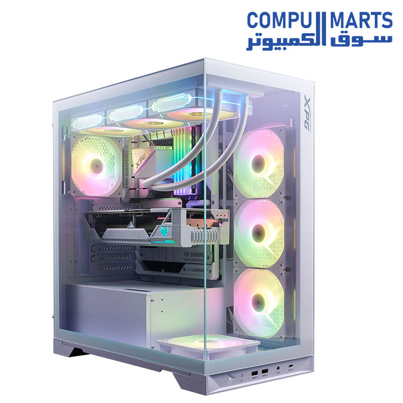 XPG Invader X BTF Mid-Tower Brushed Aluminum PC Case - Image 2
