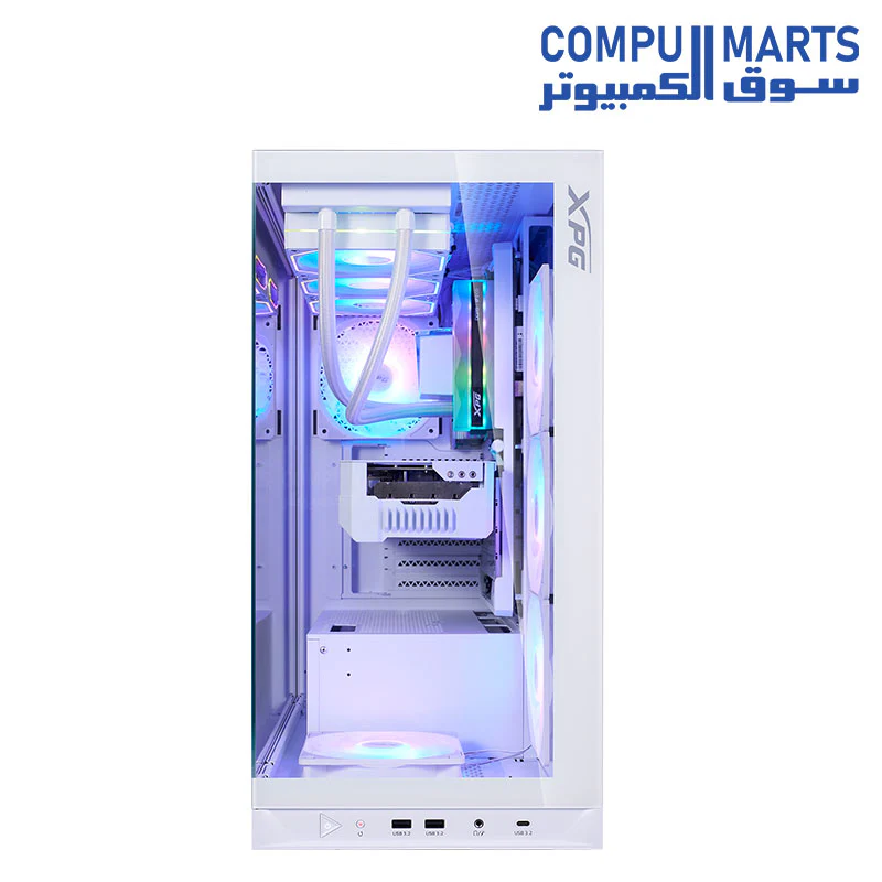 XPG Invader X BTF Mid-Tower Brushed Aluminum PC Case - Image 3