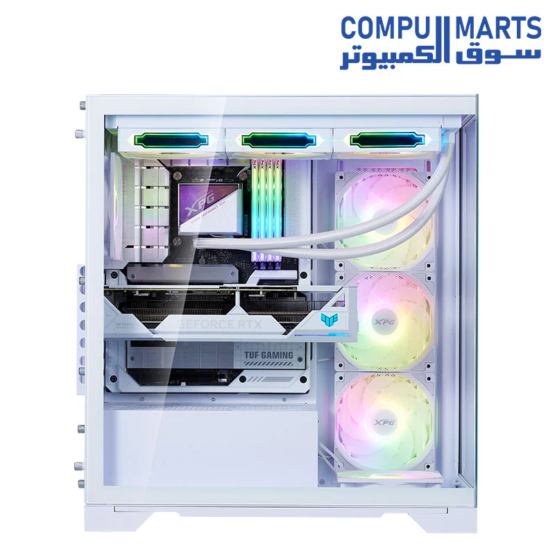 XPG Invader X BTF Mid-Tower Brushed Aluminum PC Case - Image 4