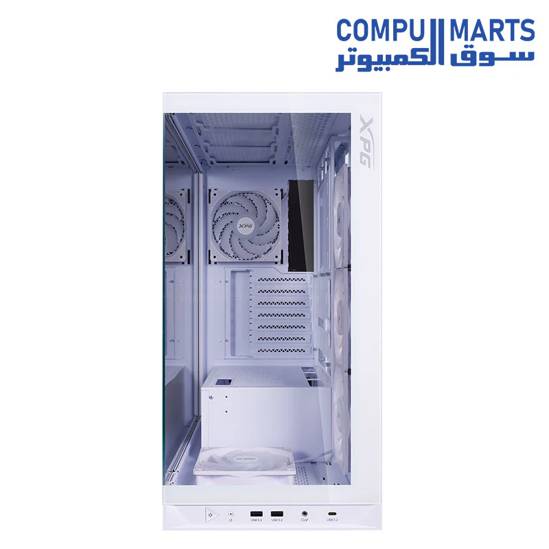 XPG Invader X BTF Mid-Tower Brushed Aluminum PC Case - Image 5