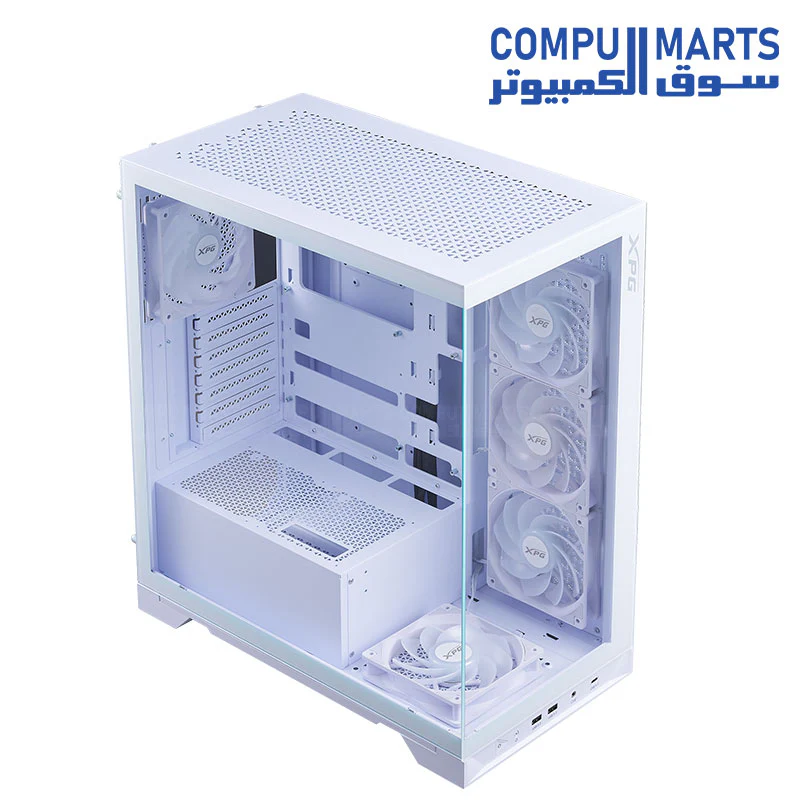 XPG Invader X BTF Mid-Tower Brushed Aluminum PC Case - Image 7