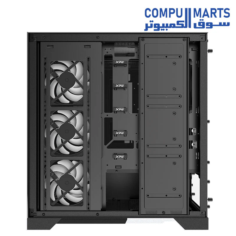 XPG INVADER X Mid-Tower PC Chassis Case + PCIe 4.0 Riser Cable - GPU Holder - Image 6