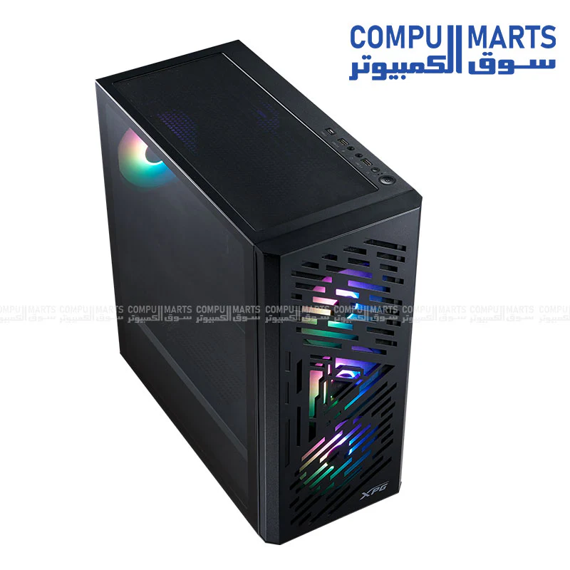 XPG Lander 501 Mid Tower ATX/E-ATX Case – 4×120mm ARGB Fans, Tempered Glass, USB-C - Image 3