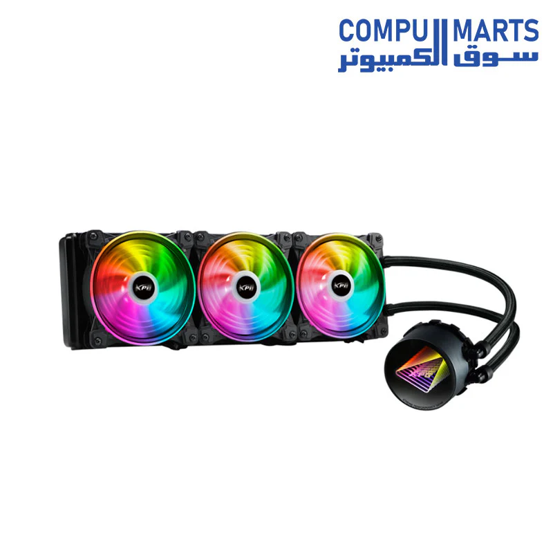 XPG Levante X 360 All-in-One ARGB CPU Liquid Cooler  4.72 Maximum Fan Diameter - 2000 RPM - Fluid Dynamic Bearing - 4-Pin PWM - Image 4