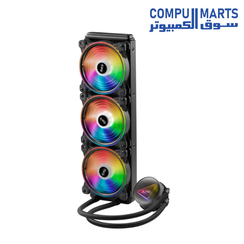 XPG Levante X 360 All-in-One ARGB CPU Liquid Cooler  4.72 Maximum Fan Diameter - 2000 RPM - Fluid Dynamic Bearing - 4-Pin PWM - Image 5