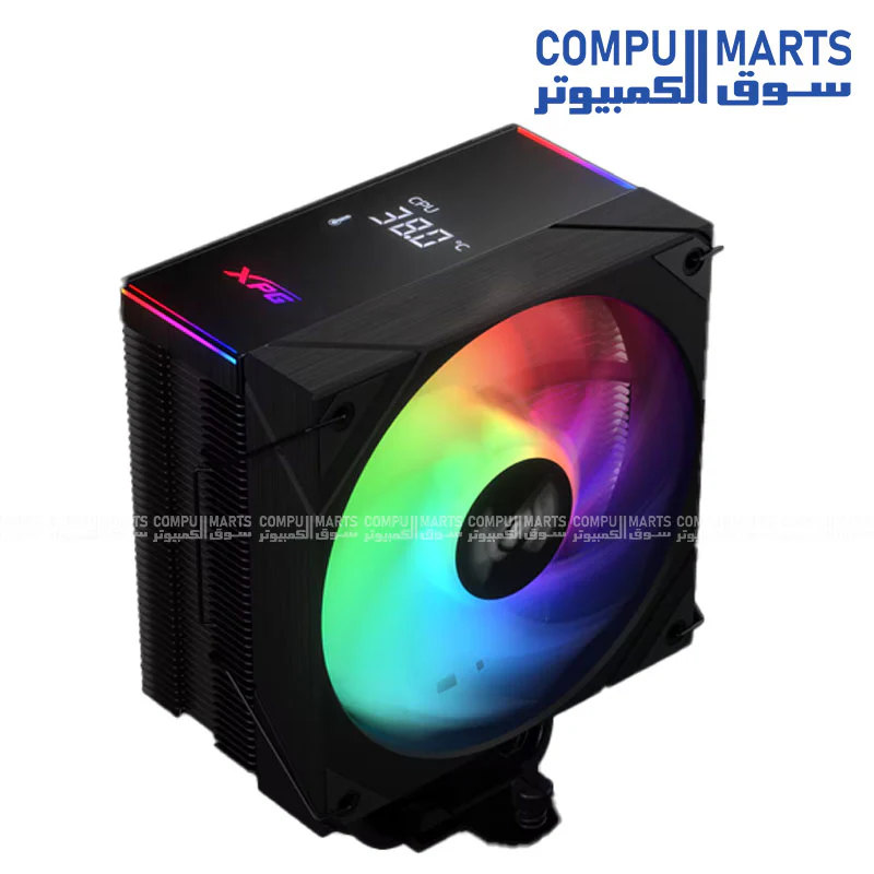 XPG Maestro Plus 42SA ARGB Air CPU Cooler – 120mm Fan – Black - Image 2