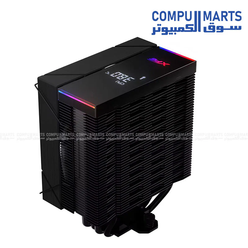XPG Maestro Plus 42SA ARGB Air CPU Cooler – 120mm Fan – Black - Image 4