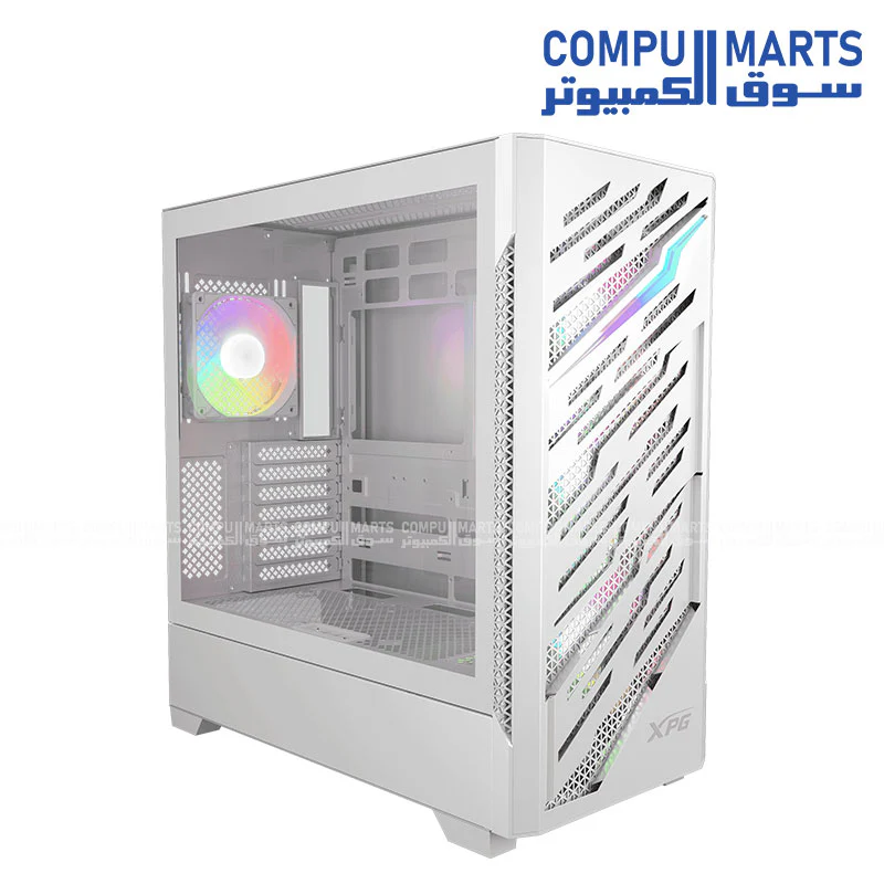 XPG Starker Air BTF Mid Tower Case – 4×120mm ARGB Fans, Tempered Glass, USB-C, E-ATX Support - Image 2