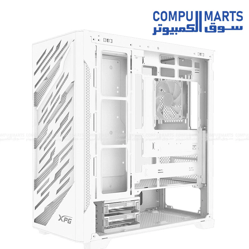 XPG Starker Air BTF Mid Tower Case – 4×120mm ARGB Fans, Tempered Glass, USB-C, E-ATX Support - Image 5