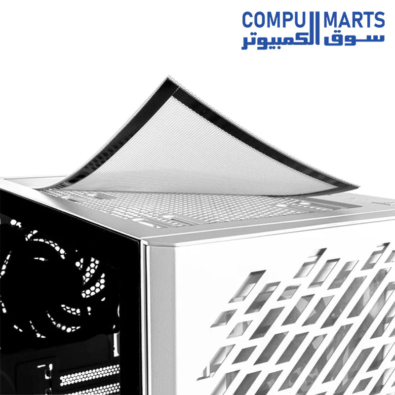 XPG Valor AIR  Mid Tower Chassis - Kit includes 4 Vento 120 Fans | Mini-ITX, Micro-ATX, ATX PC Case | 3mm Tempered Glass - Image 4